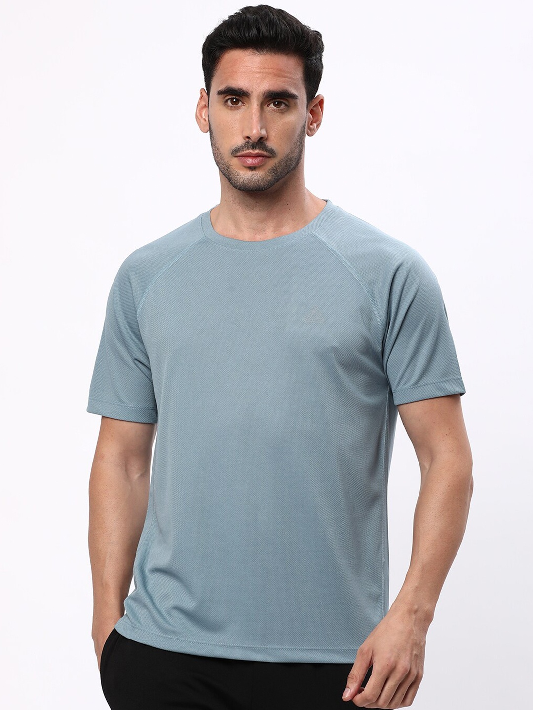 

R&B Round Neck Regular T-shirt, Grey