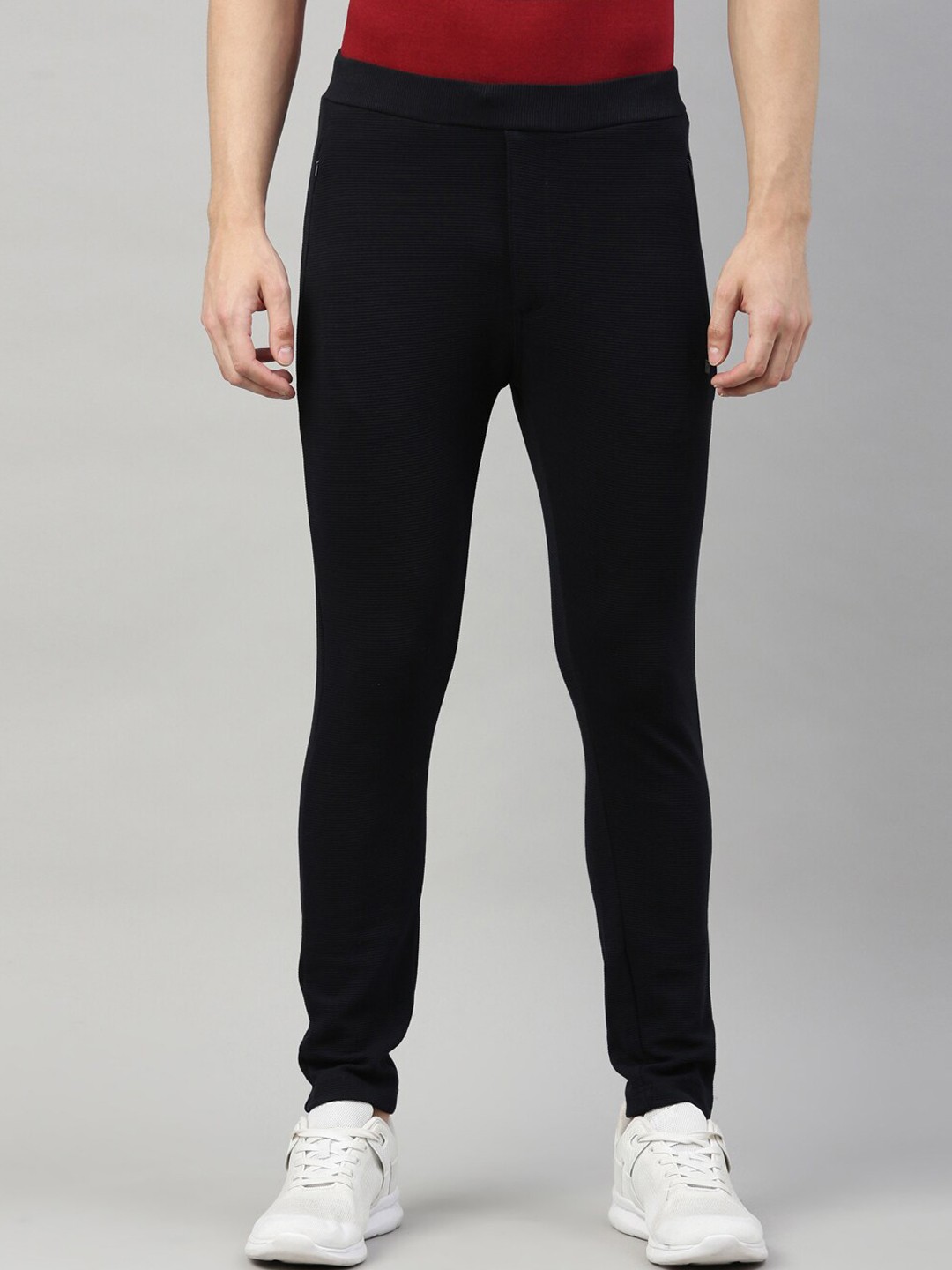 

Proline Men Mid-Rise Cotton Track Pant, Navy blue