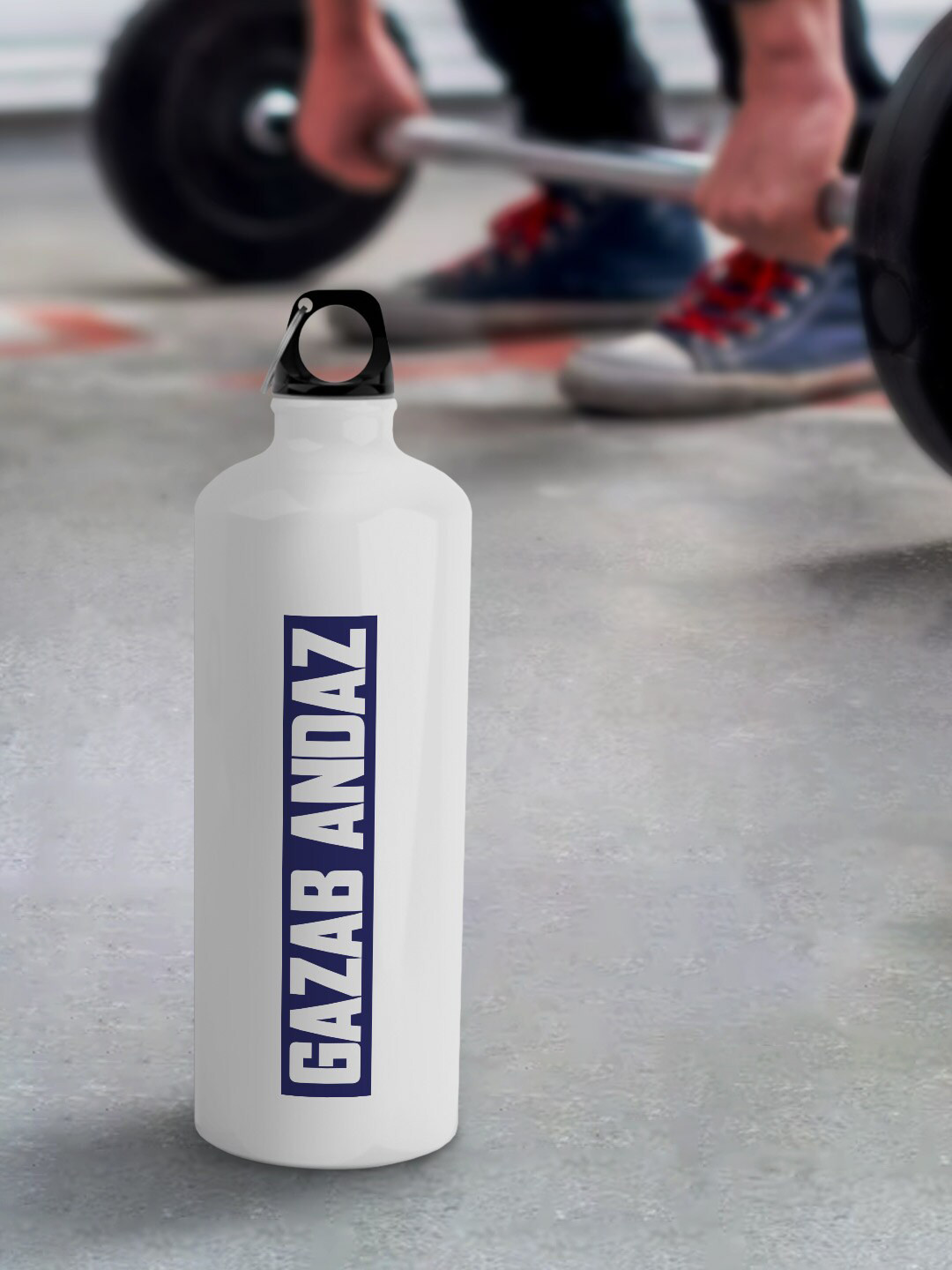 

macmerise White Leak Proof Lucknow Super Giants Gazab Andaz Aluminium Water Bottle 750 ml