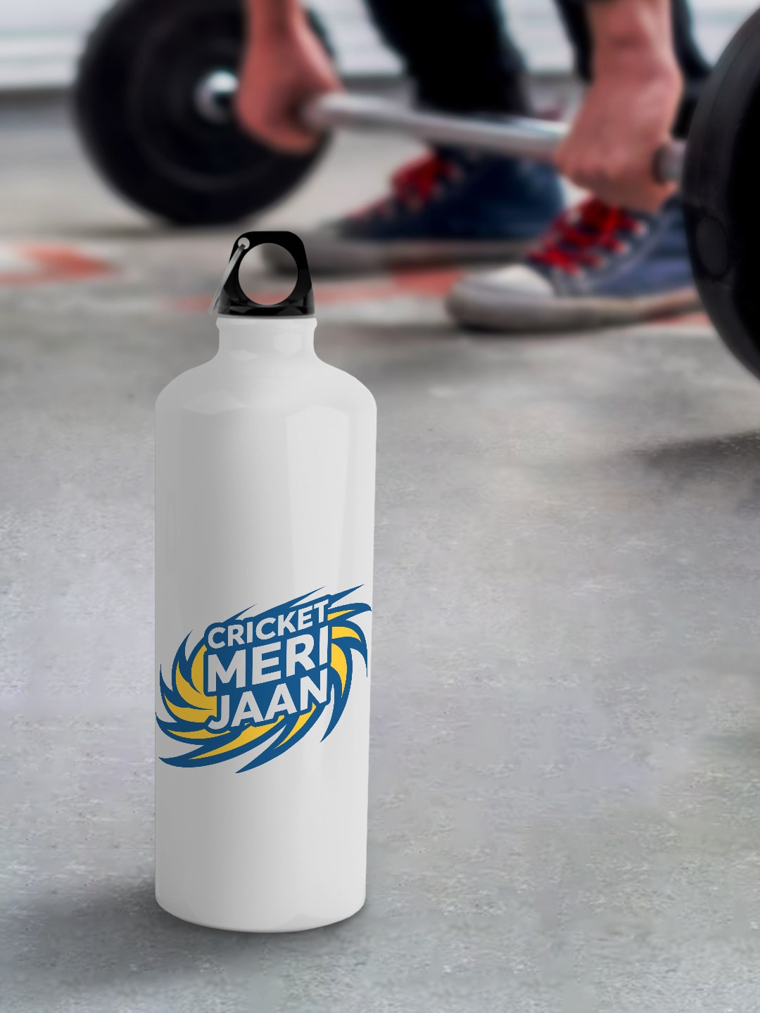 

macmerise Leak Proof Mumbai Indians Meri Jaan Design Aluminium Water Bottle 750ml, White