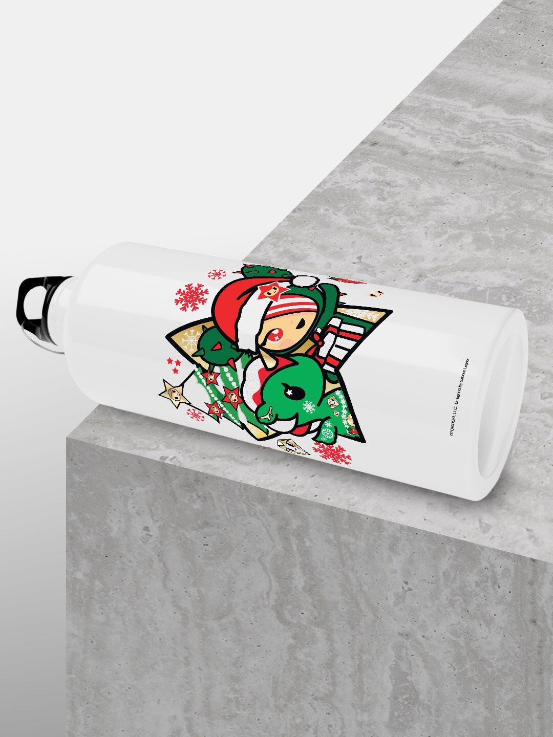

macmerise White Leak Proof TD Merryland Design Aluminium Water Bottle 750 ml