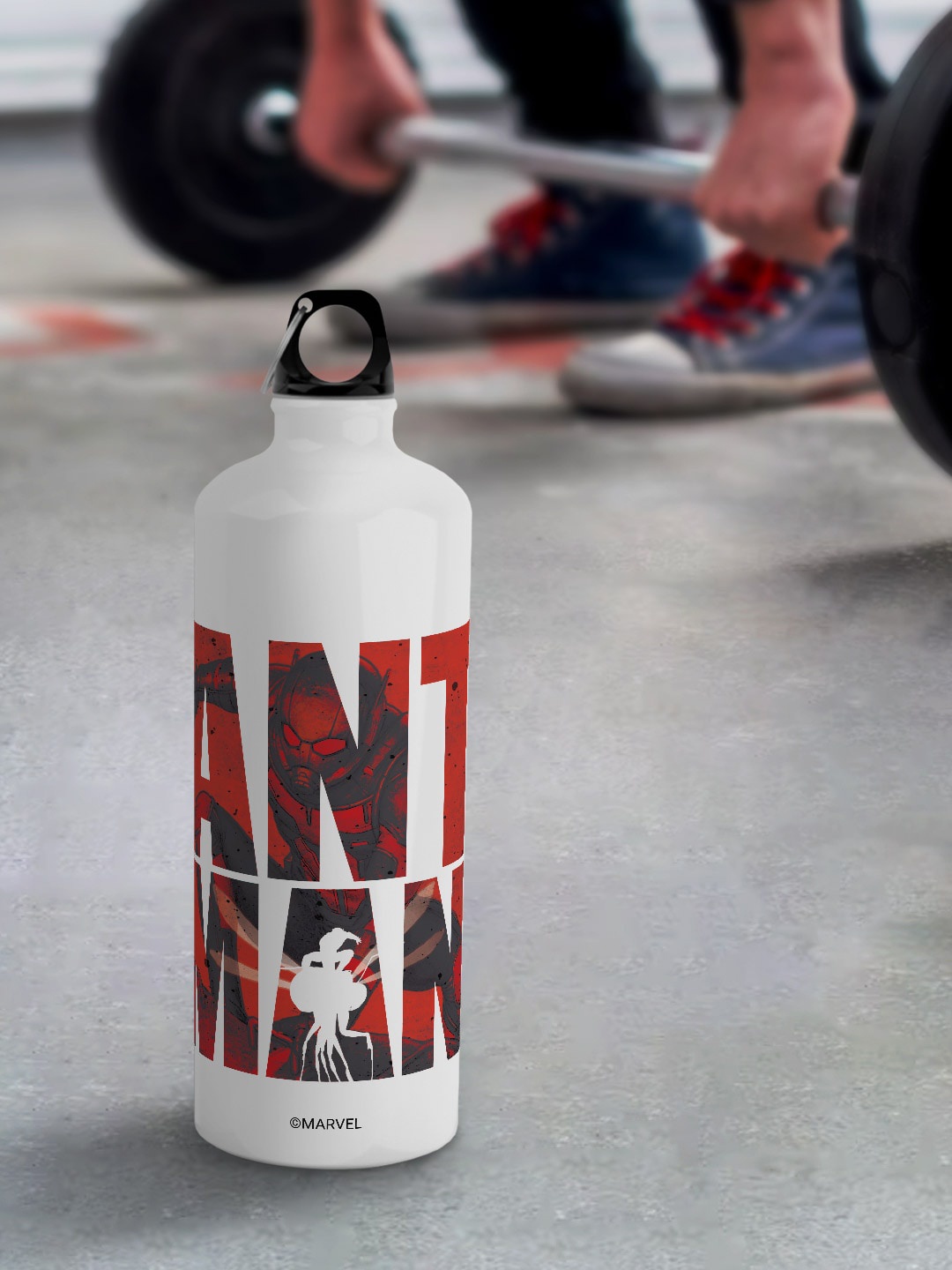 

macmerise Marvel White Leak Proof Astonishing Ant Man Design Aluminium Water Bottle 750 ml