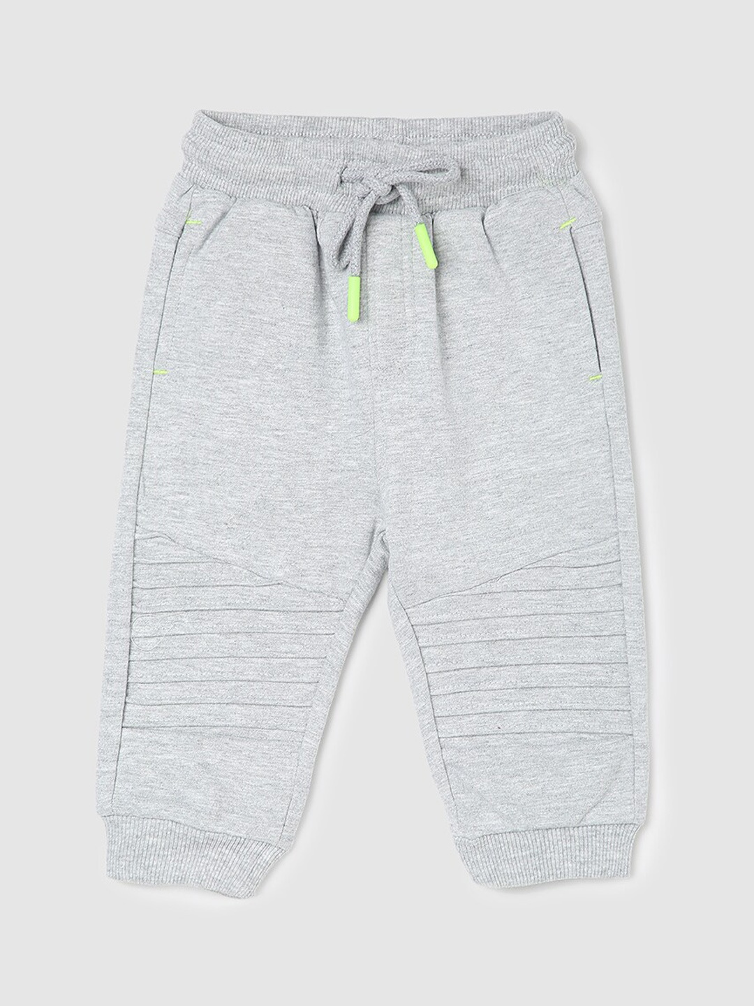 

max Infant Boys Mid-Rise Joggers, Grey melange