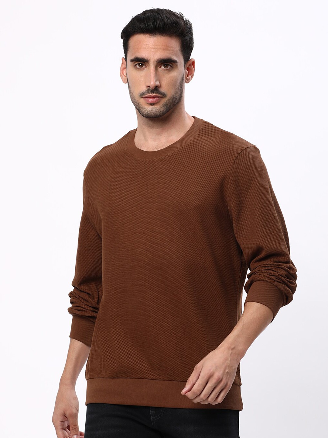 

R&B Men Brown Sweatshirt