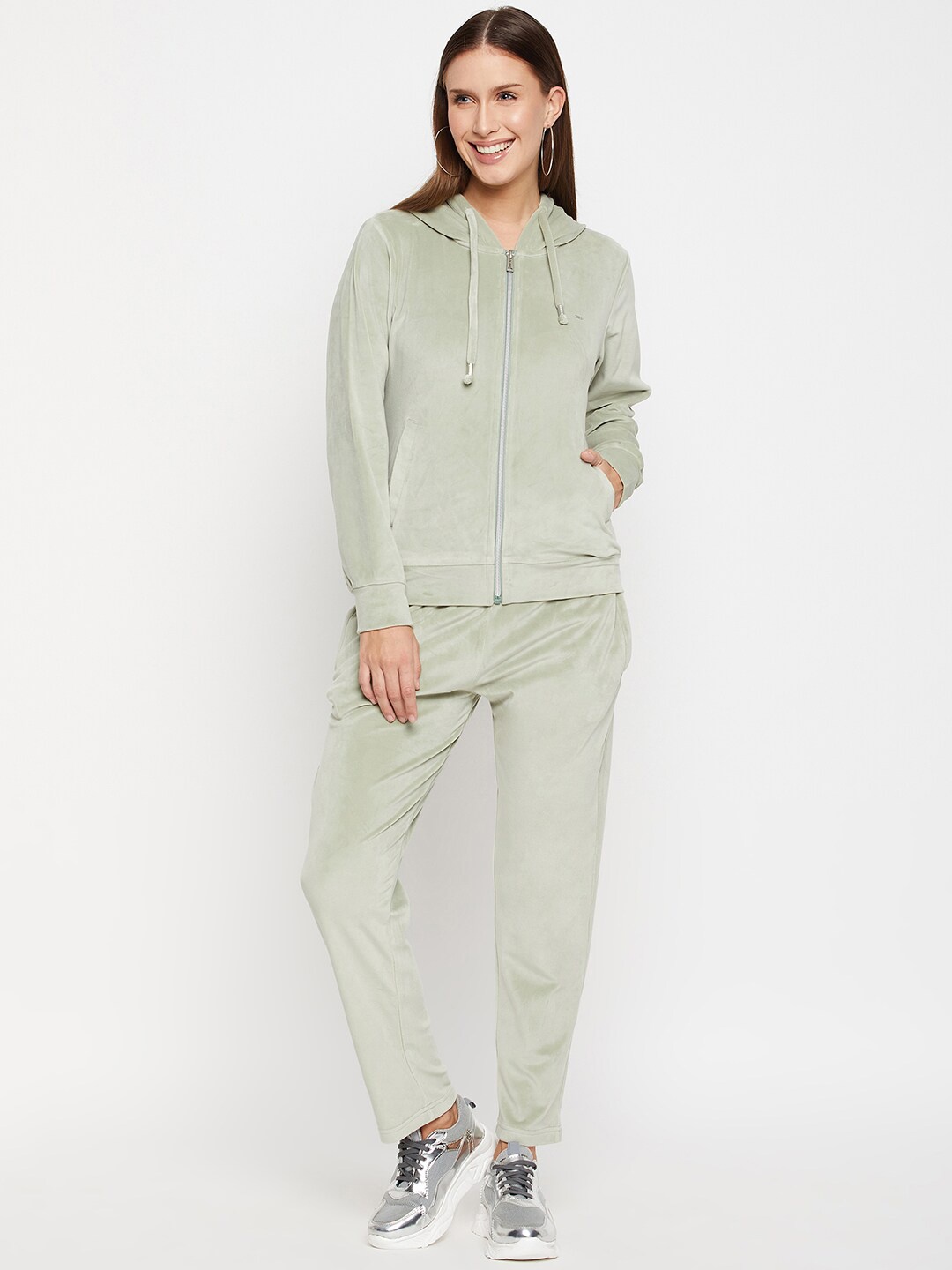 

Okane Hooded Long Sleeves Tracksuit, Green