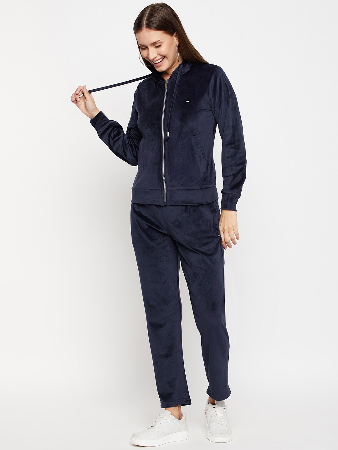 

Okane Hooded Long Sleeves Tracksuit, Navy blue