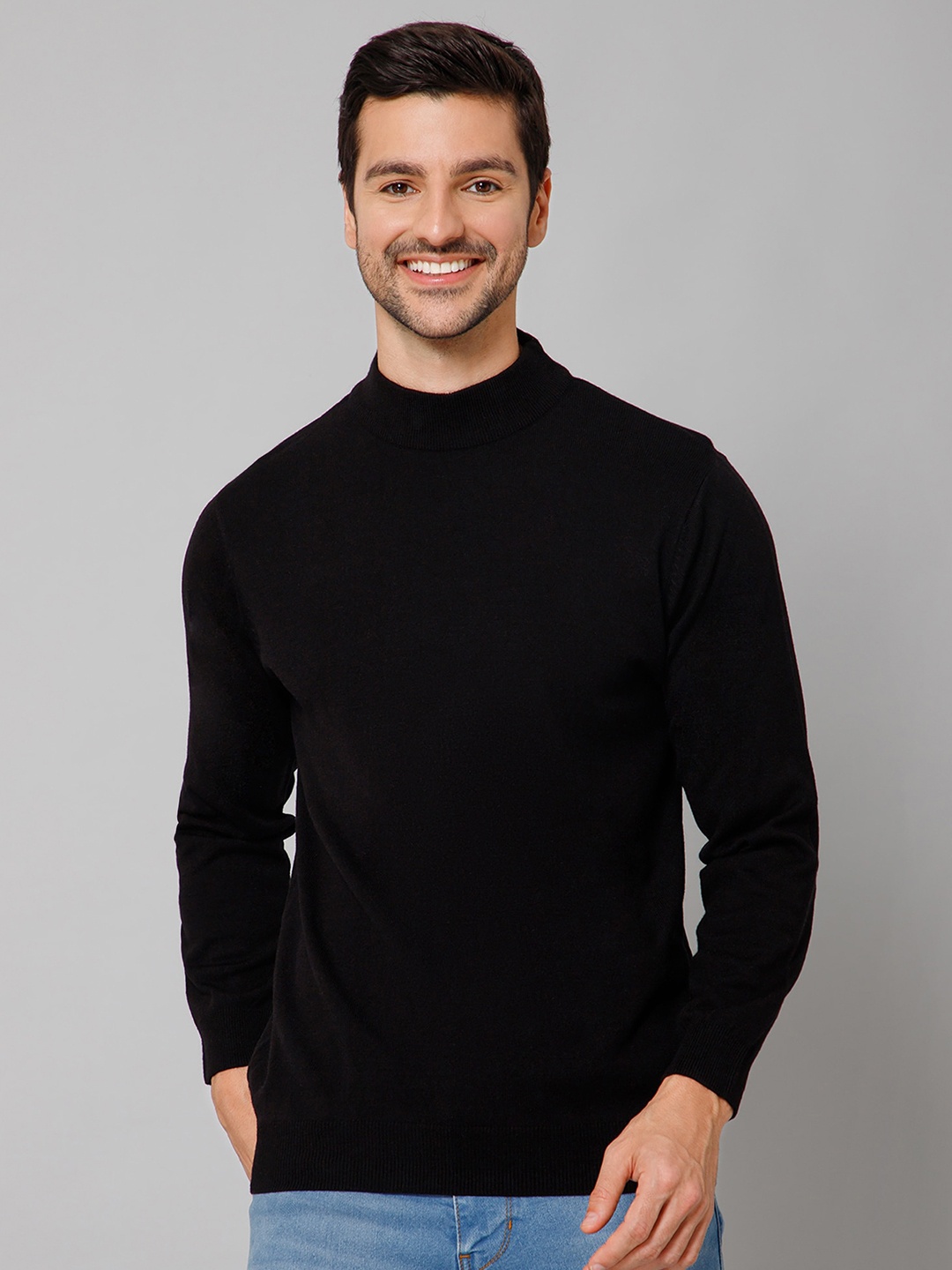 

Cantabil Men Black Pullover