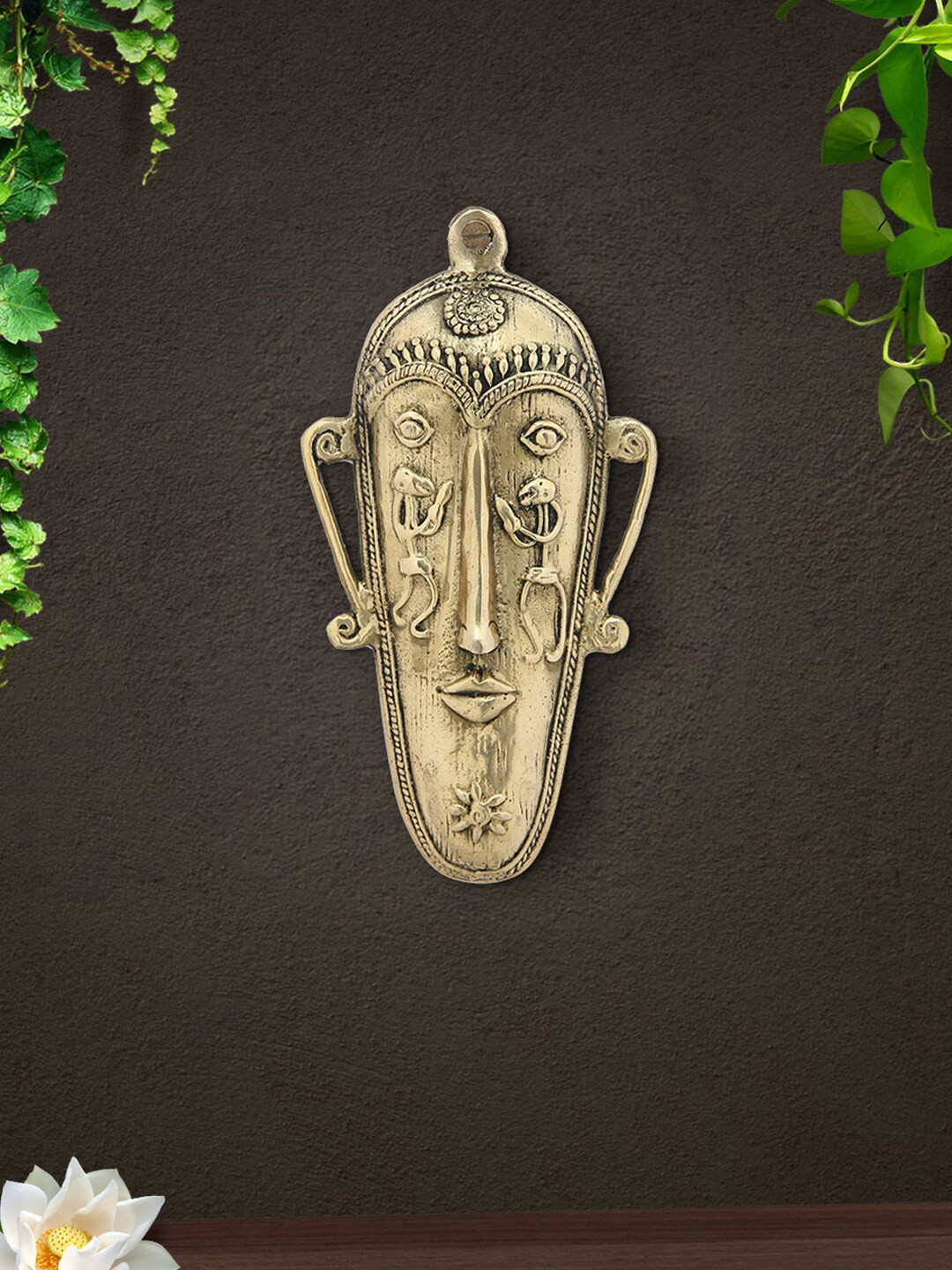 

Imli Street Gold Toned Kali Mata Wall Hanging Plate