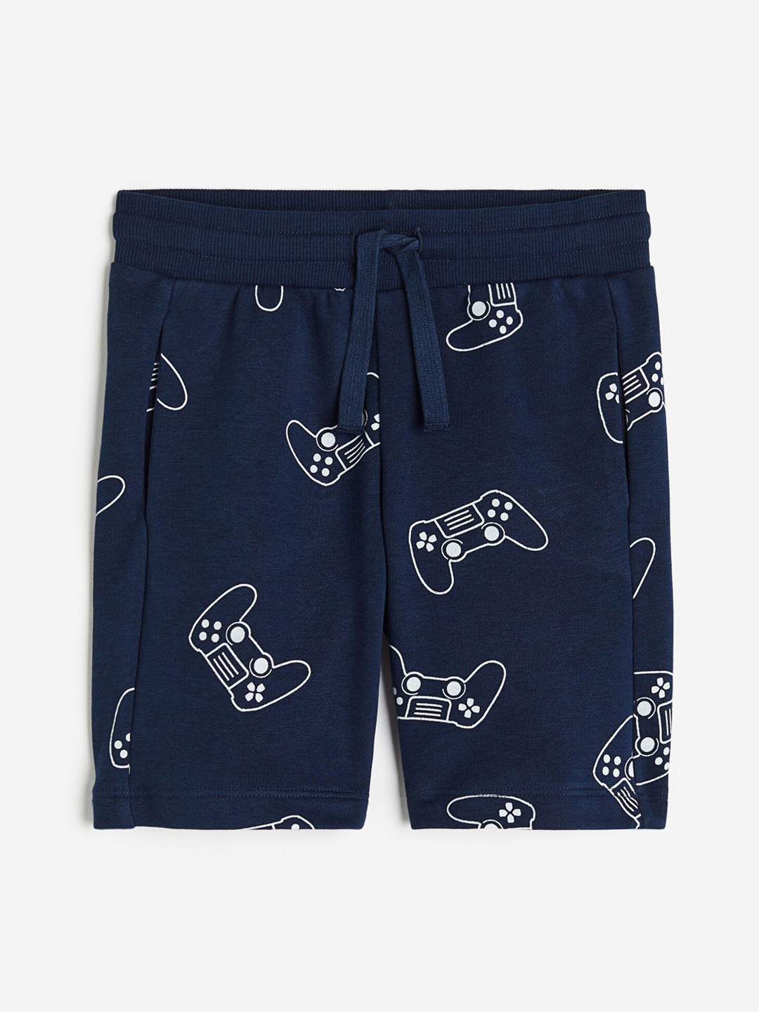 

H&M Boys Patterned Sweatshorts, Navy blue