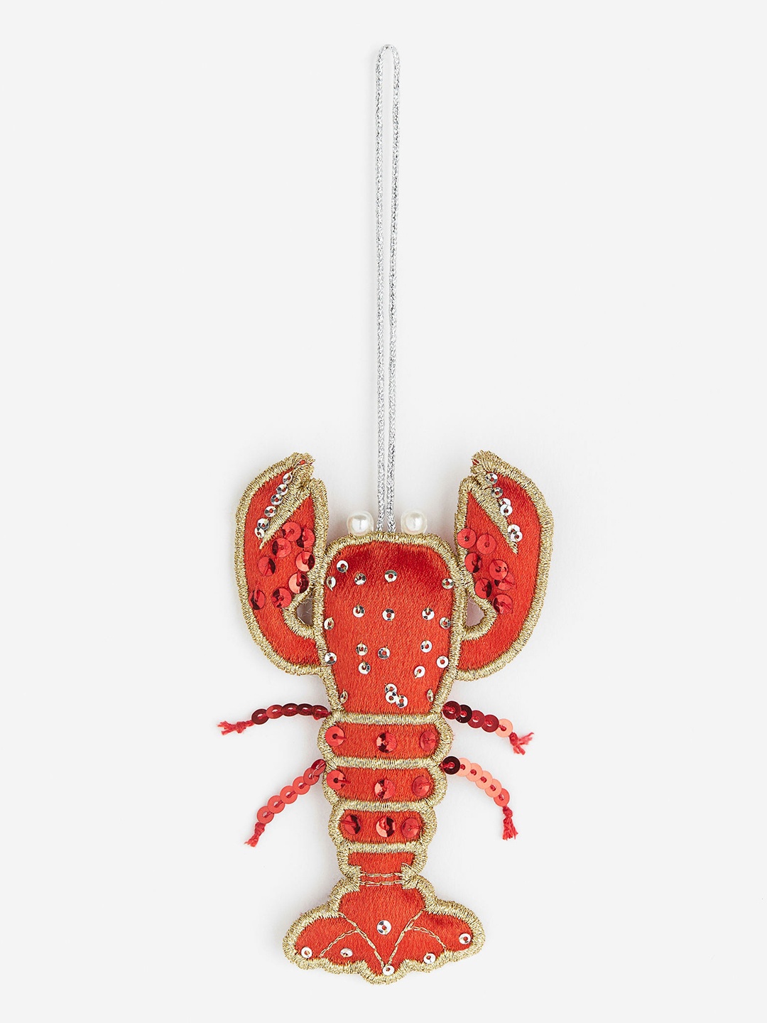 

H&M Embellished Christmas Tree Decoration, Orange