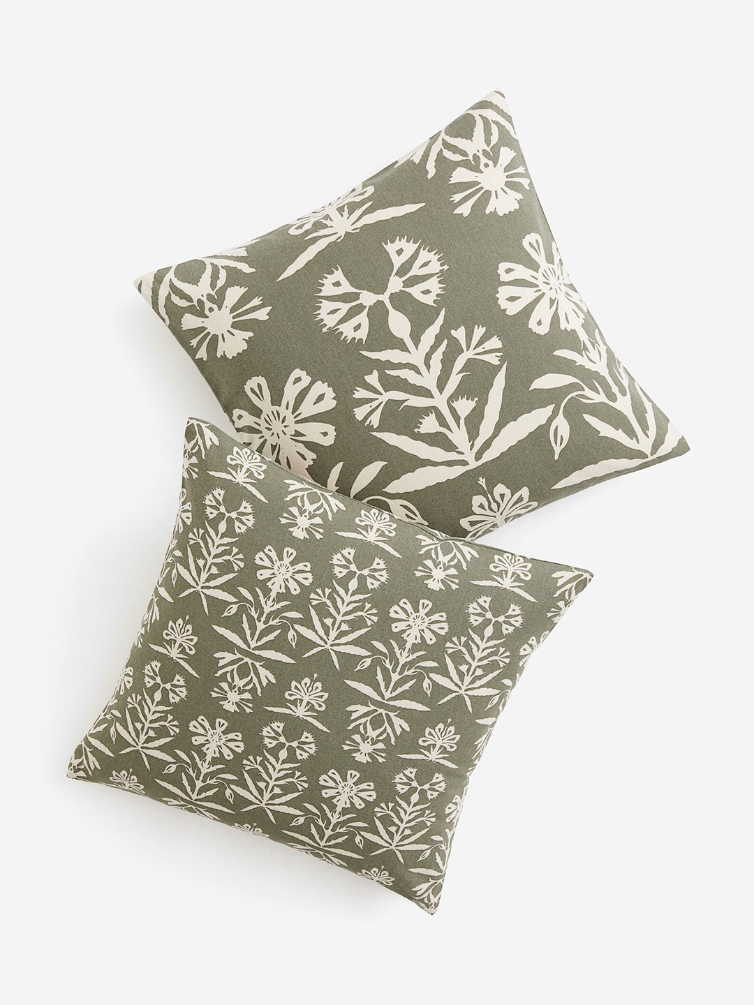 

H&M Green & White 2-Pack Patterned Cushion Covers