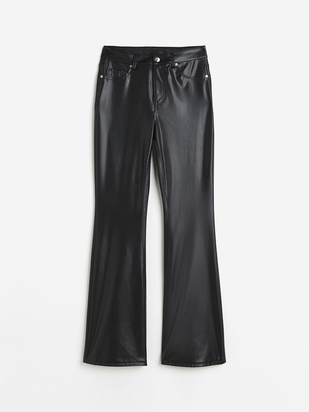 

H&M Women Flared High Jeans, Black