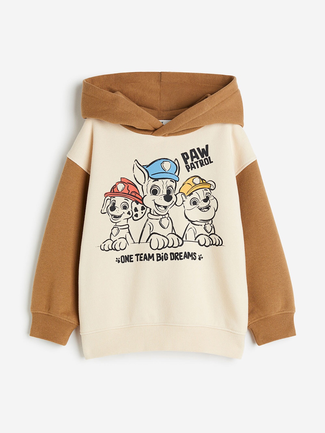 

H&M Boys Paw Petrol Printed Hoodie, Beige