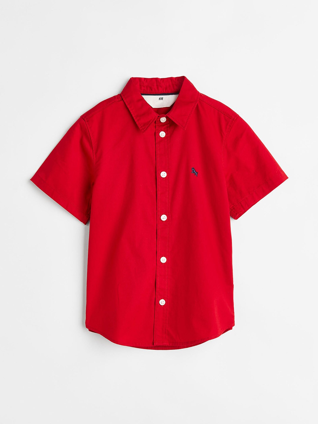 

H&M Boys Pure Cotton Shirt, Red