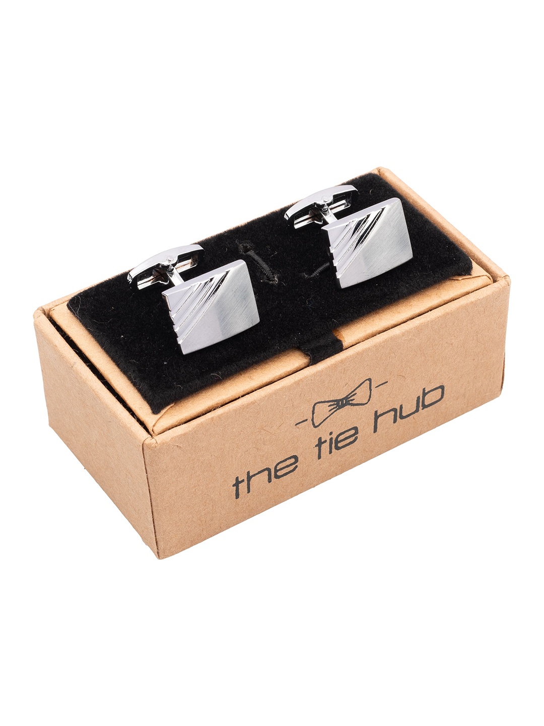 

The Tie Hub Fashion Cufflink, Silver