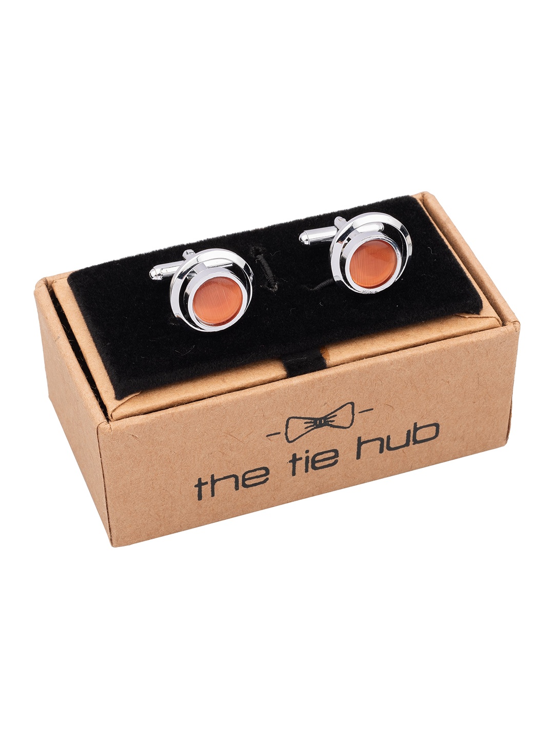 

The Tie Hub Fashion Cufflink, Silver