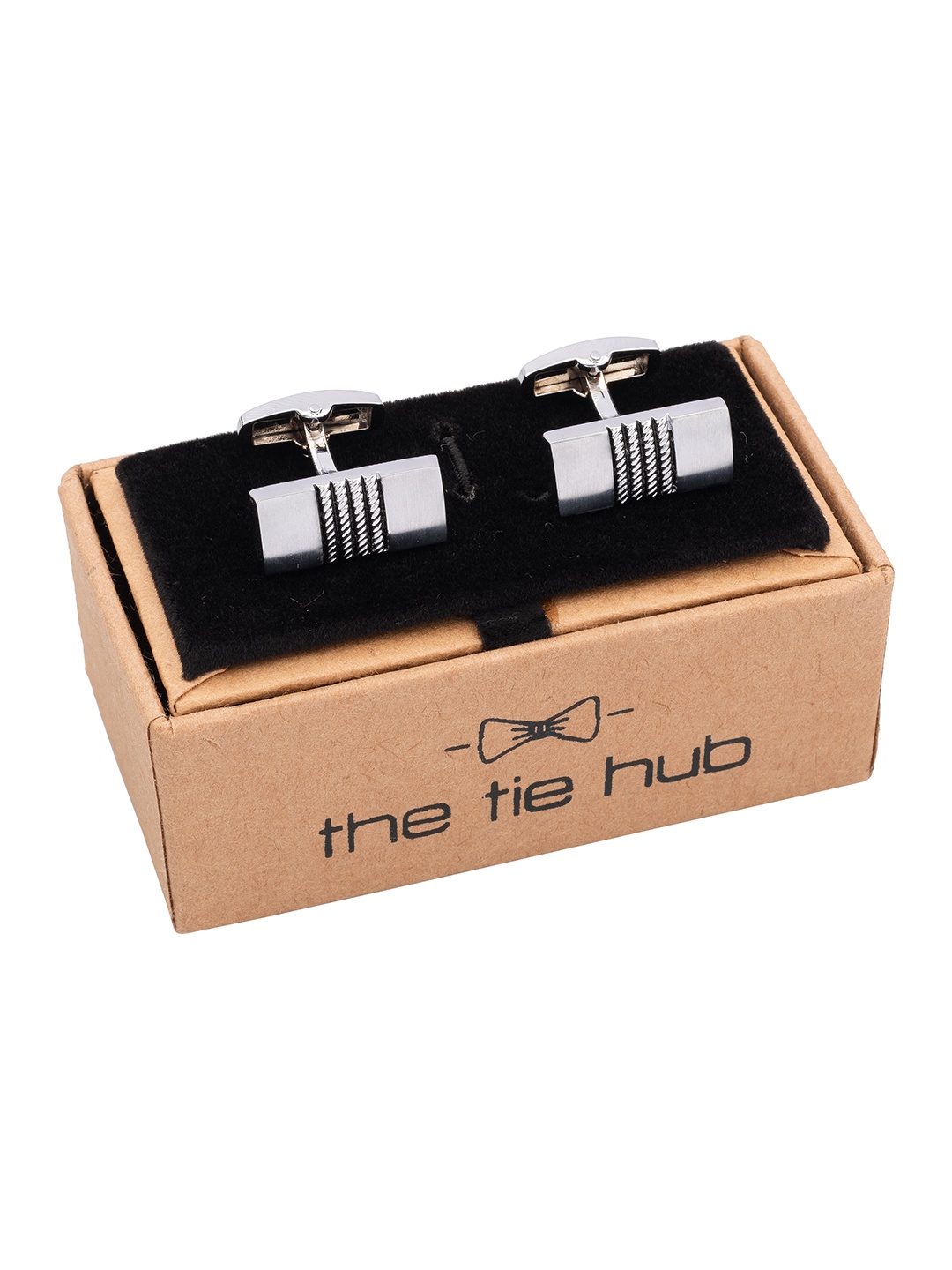 

The Tie Hub Fashion Cufflink, Silver