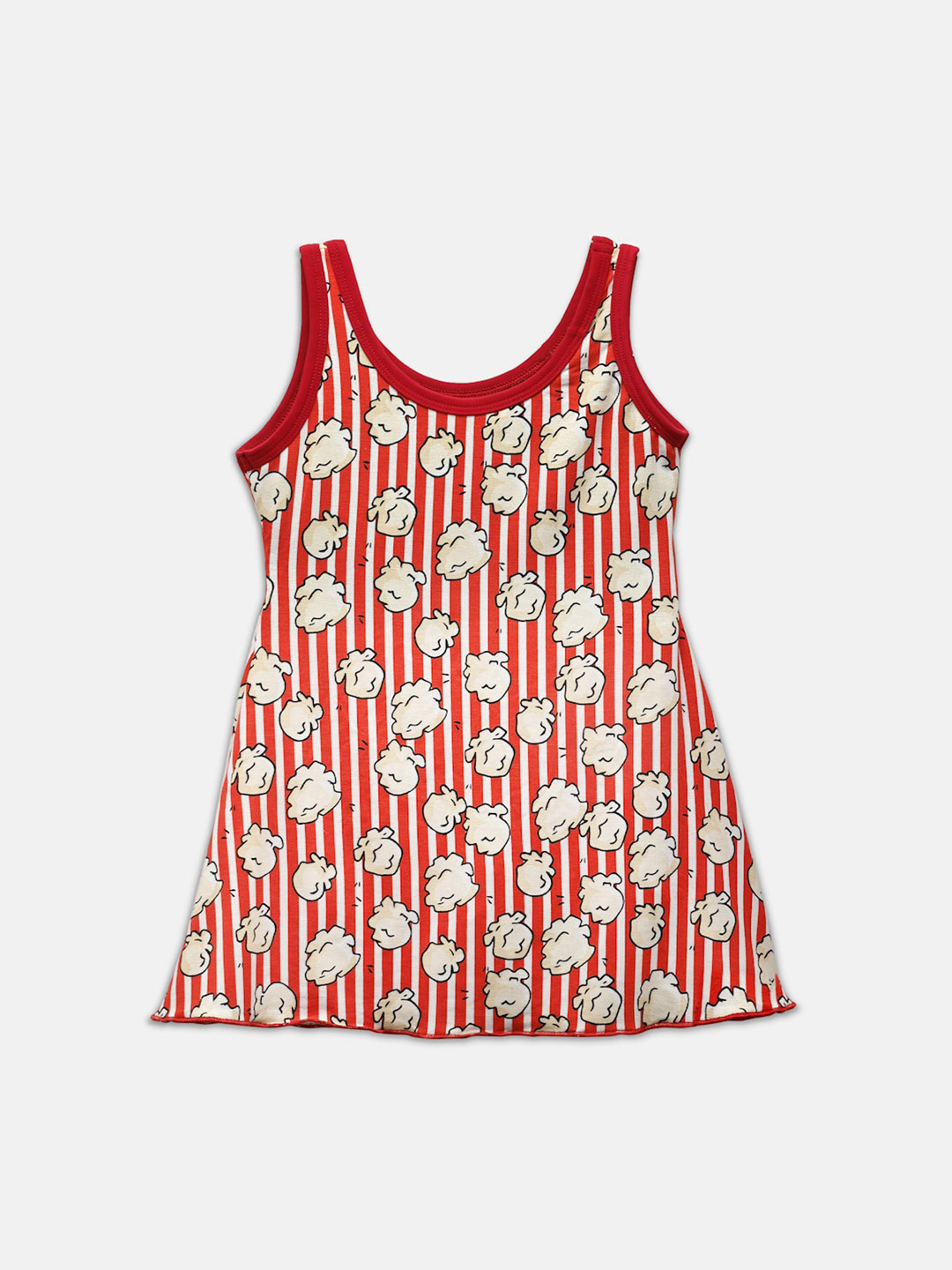 

CUKOO Popcorn Printed Comfort Fit Swimsuit, Red