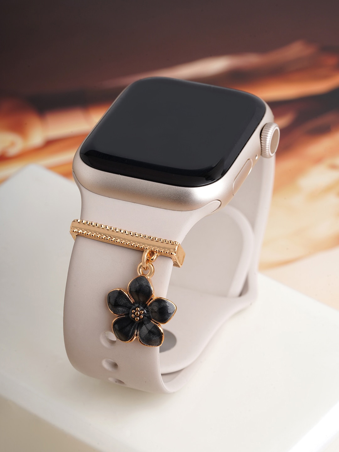 

JOKER & WITCH Women Stone-Studded Watch Charms, Gold