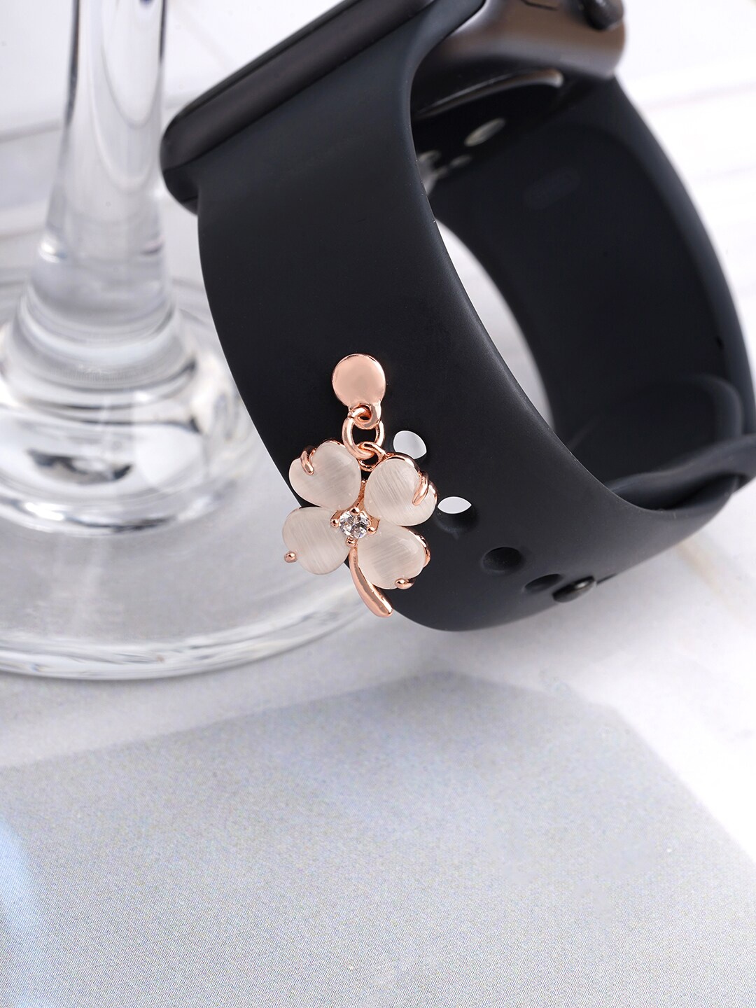 

JOKER & WITCH Women Stone-Studded Watch Charms, Rose gold