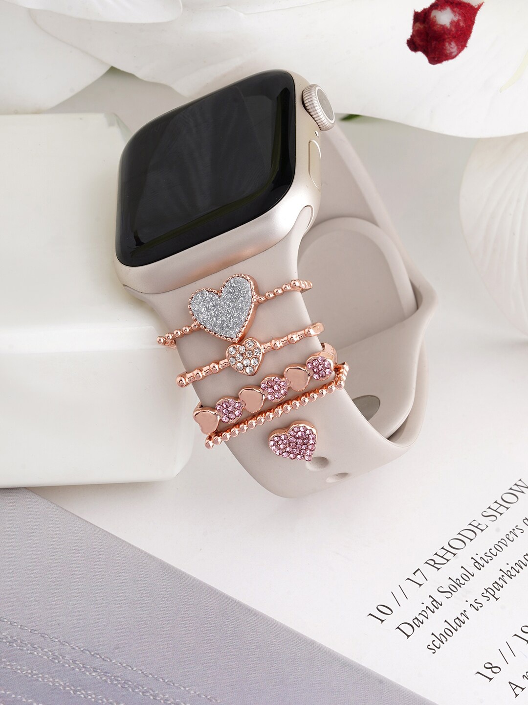 

JOKER & WITCH Set Of 5 Watch Charms, Rose gold