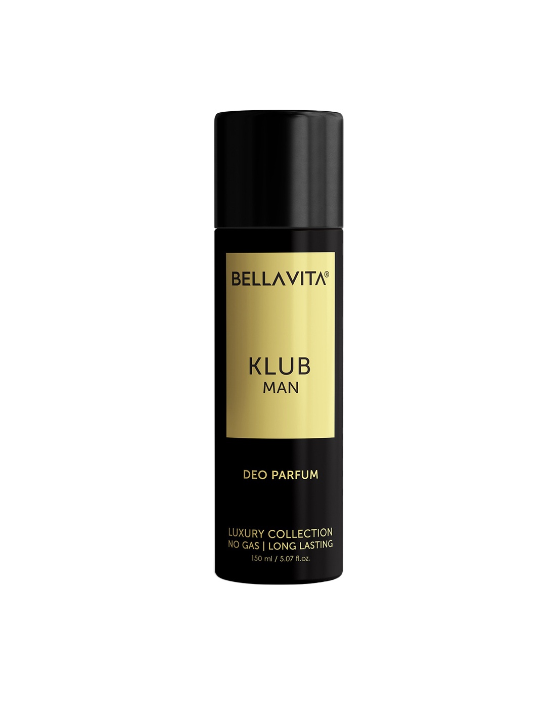 

Bella Vita Organic KLUB MAN Long Lasting Deodorant - 150 ml, Black