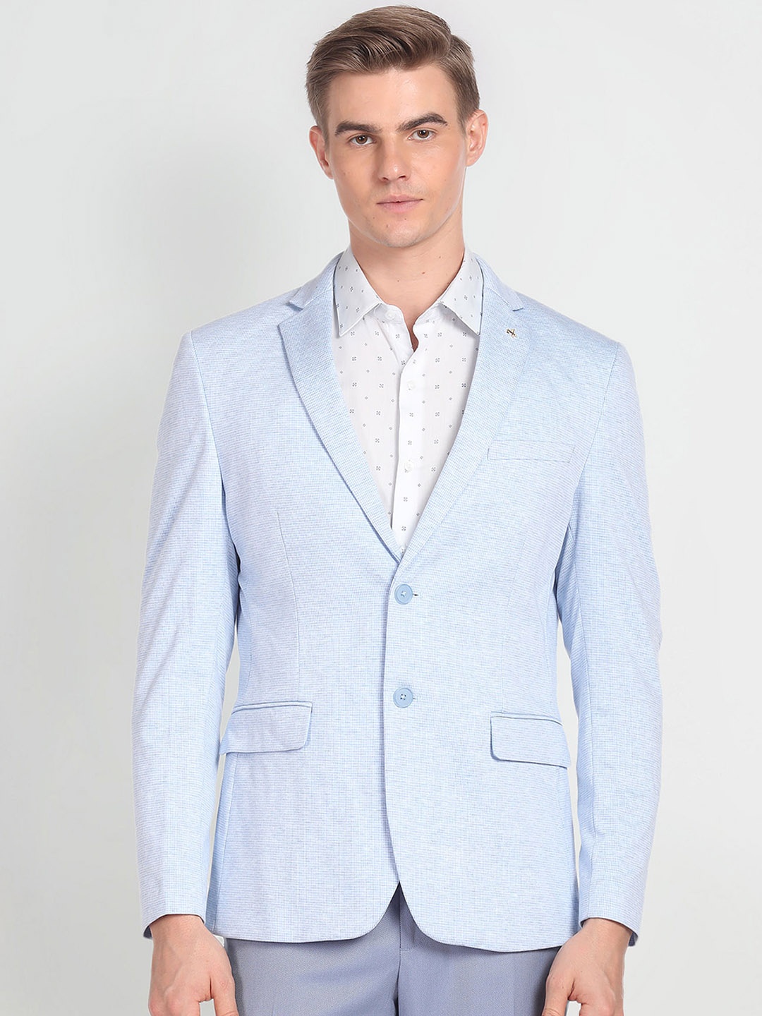 

Arrow Slim-Fit Single Breasted Formal Blazer, Blue