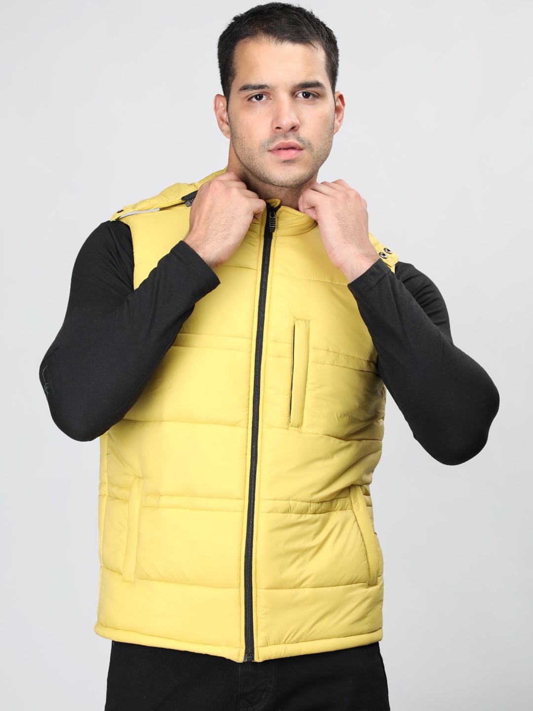 

CHKOKKO Lightweight Padded Jacket, Yellow