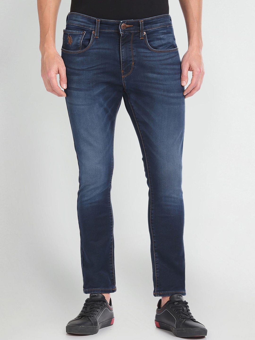 

U.S. Polo Assn. Denim Co. Men Clean Look Light Fade Jeans, Blue