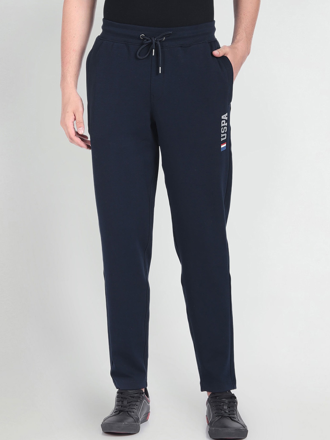 

U.S. Polo Assn. Denim Co. Men Straight Fit Track Pants, Navy blue