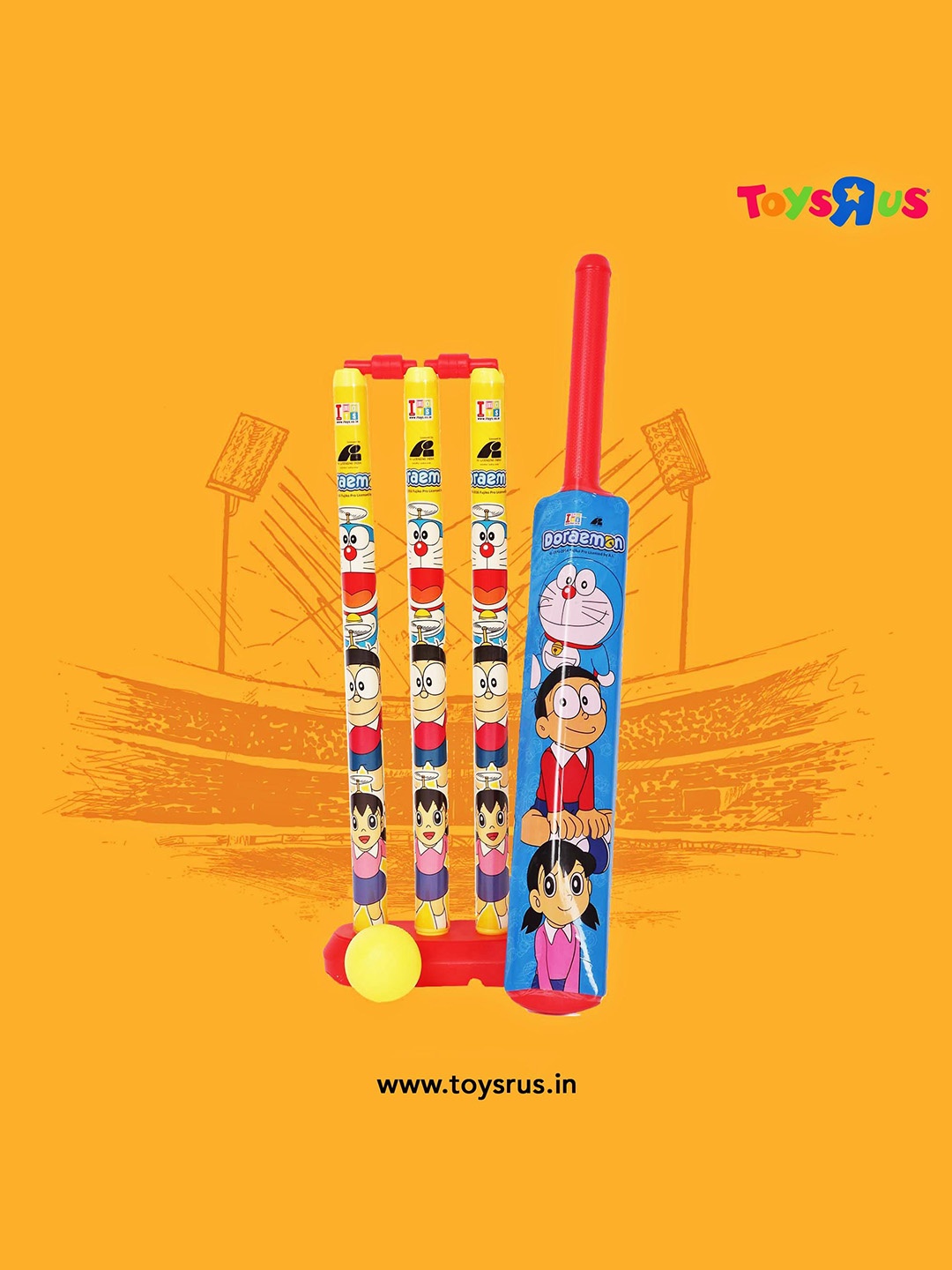 

Disney Doraemon My First Cricket Set, Blue
