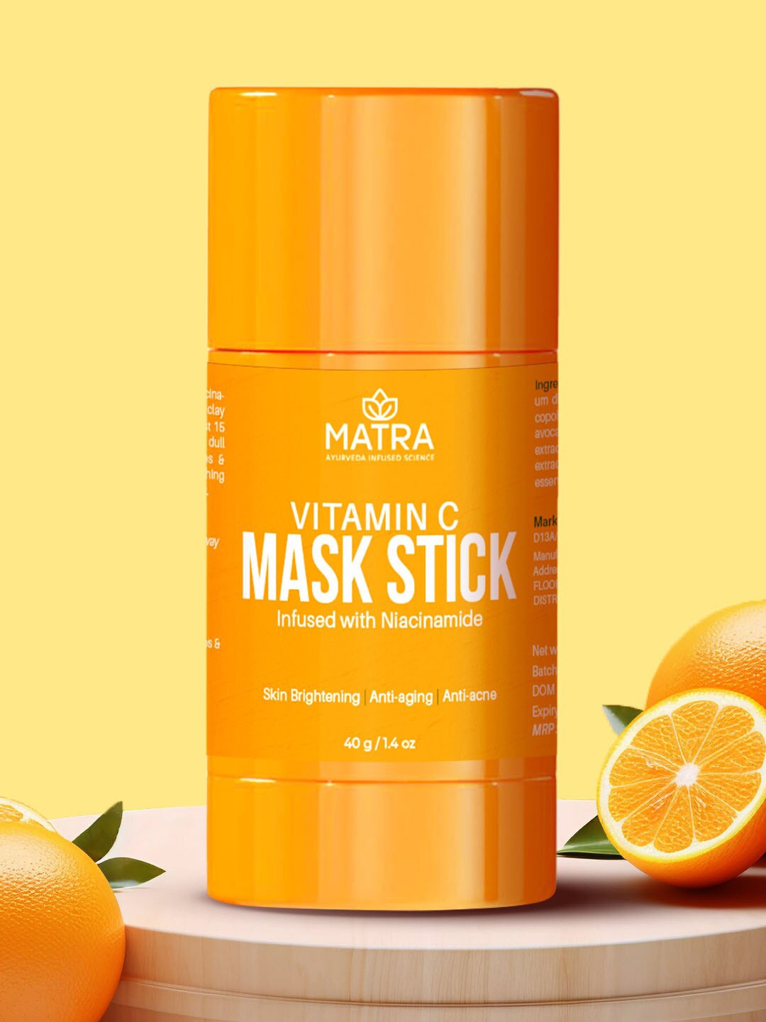 

MATRA Vitamin C Face Mask Stick with Niacinamide - 40 g, Orange