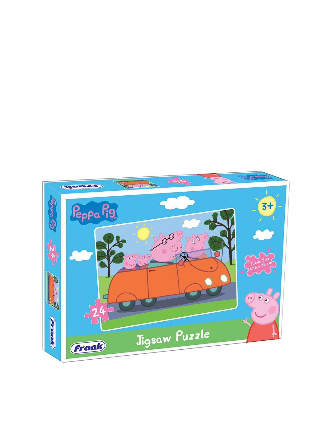 

Frank Peppa Pig 24 Pieces Jigsaw Puzzle - 3+Years, Multi