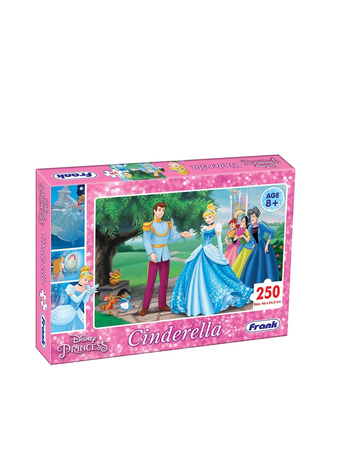

Frank Kids Cinderella - 250 Pieces Puzzle Set For Age 8+ Years, Multi