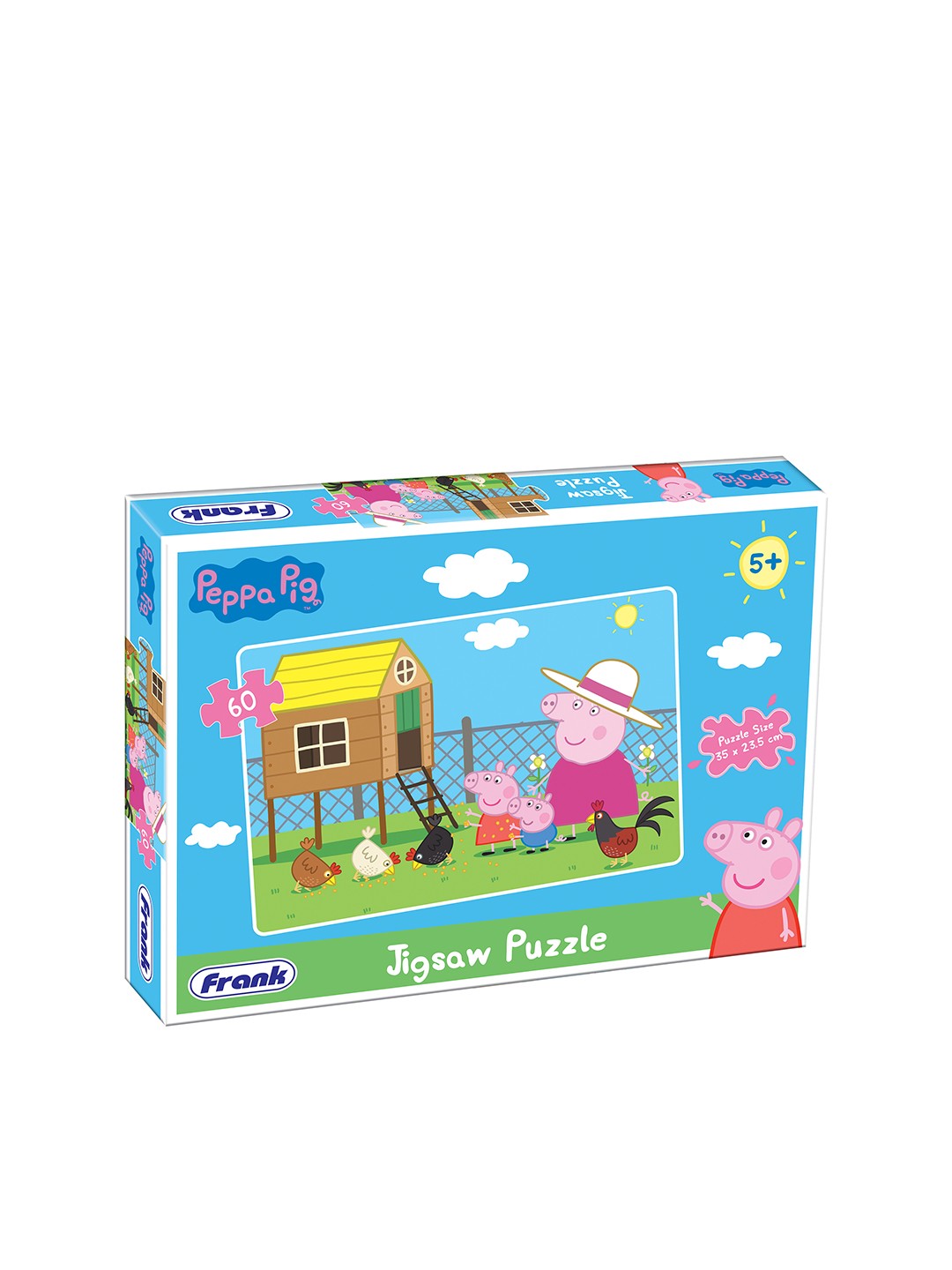 

Frank 60 Pieces Peppa Pig Jigsaw Puzzle - 5+Years, Multi
