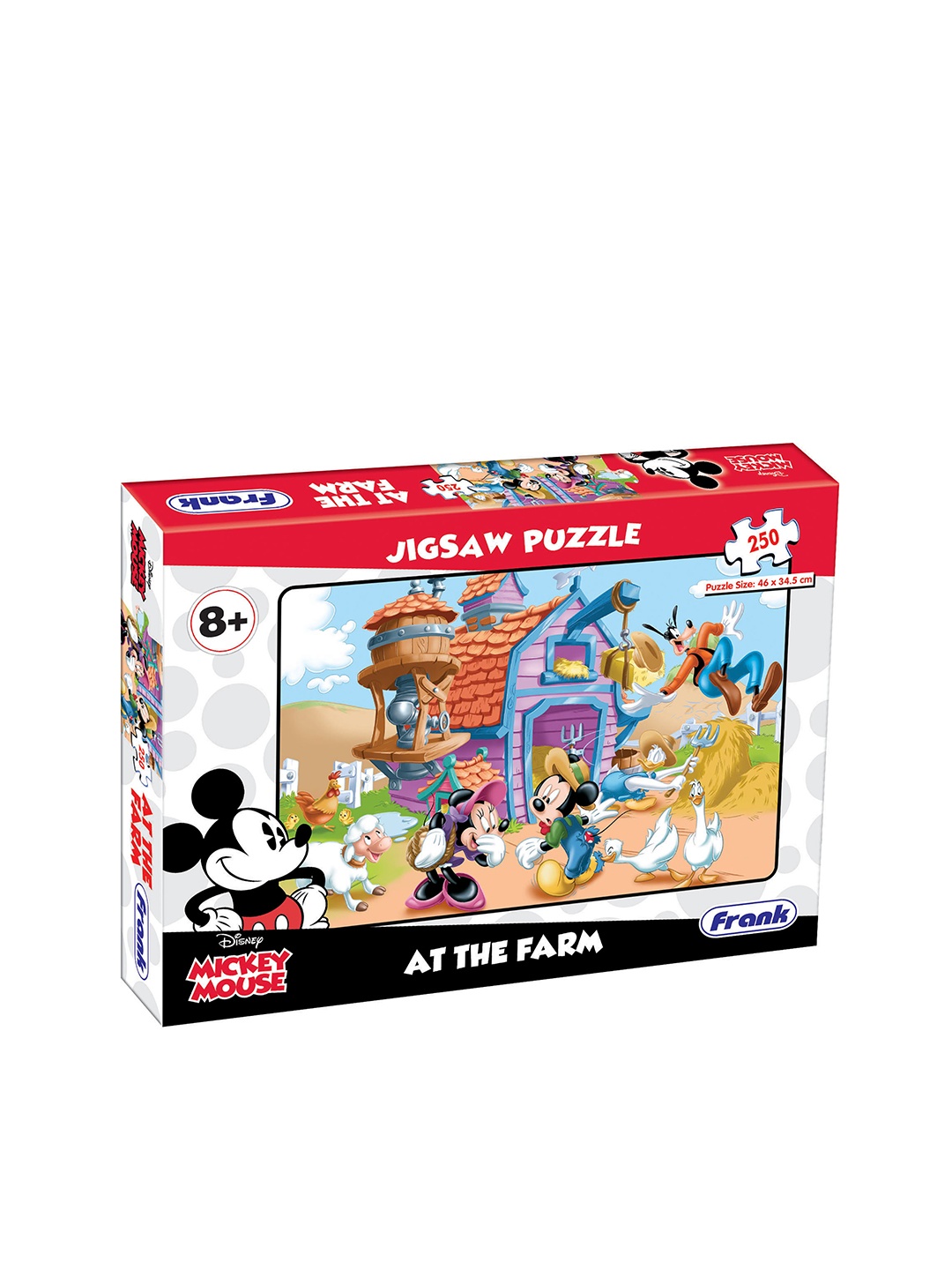 

Frank Kids Mickey Mouse - At the Farm Jigsaw Puzzle Set For Age 8+ Years, Multi