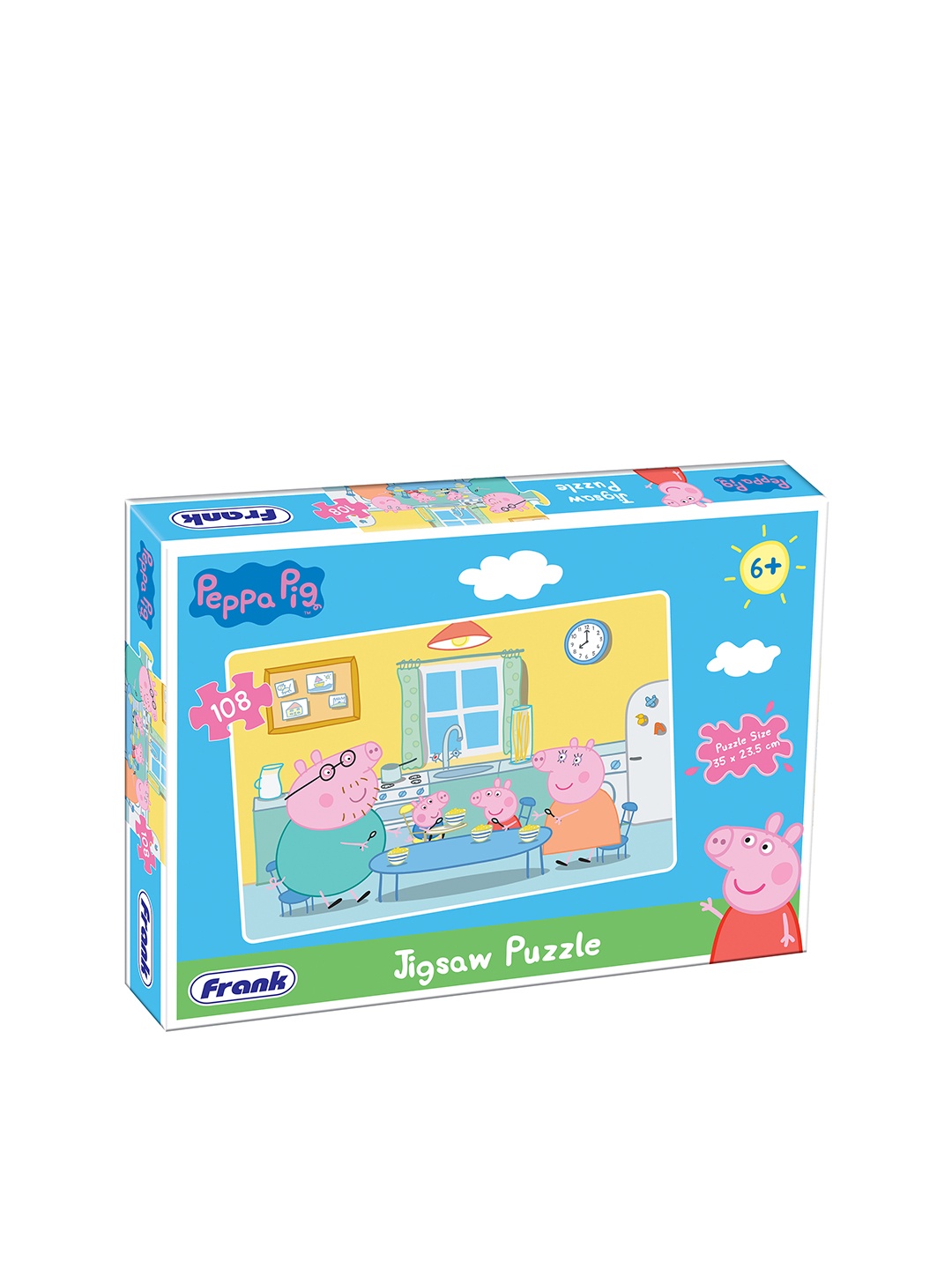 

Frank Multicoloured 108 Pieces Peppa Pig Puzzle, Multi