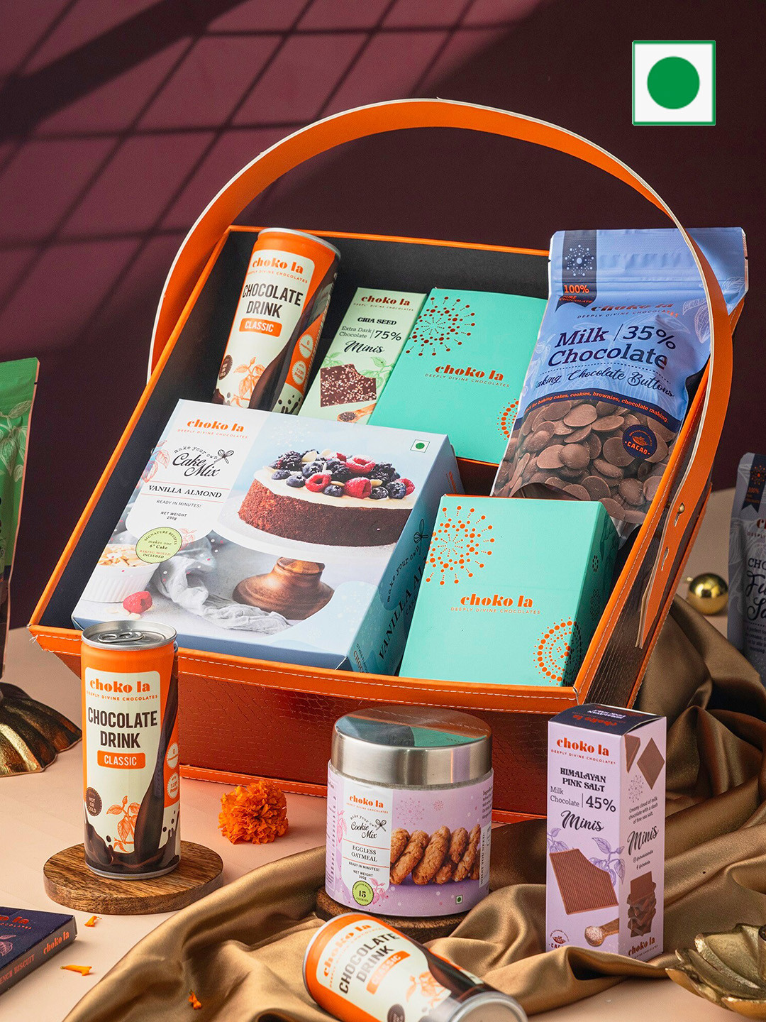 

choko la Diwali Chocolate Gift Set, Brown