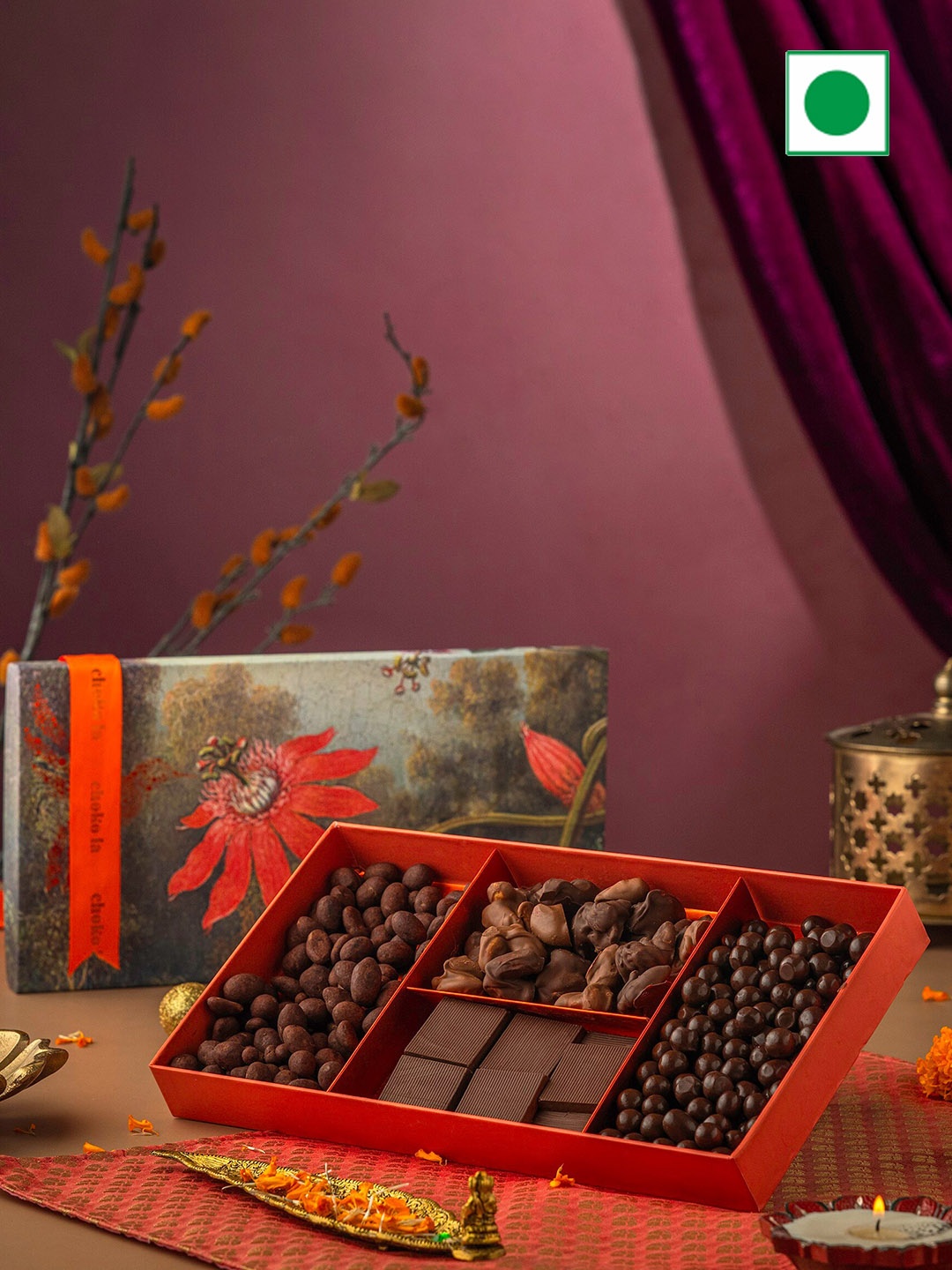 

choko la Diwali Harmony Chocolate Box-500 gms, Brown