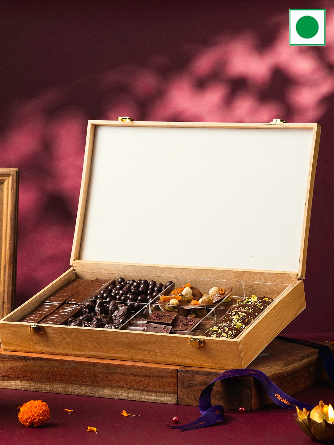 

choko la Diwali Treasure Chocolate Box-610 gms, Brown