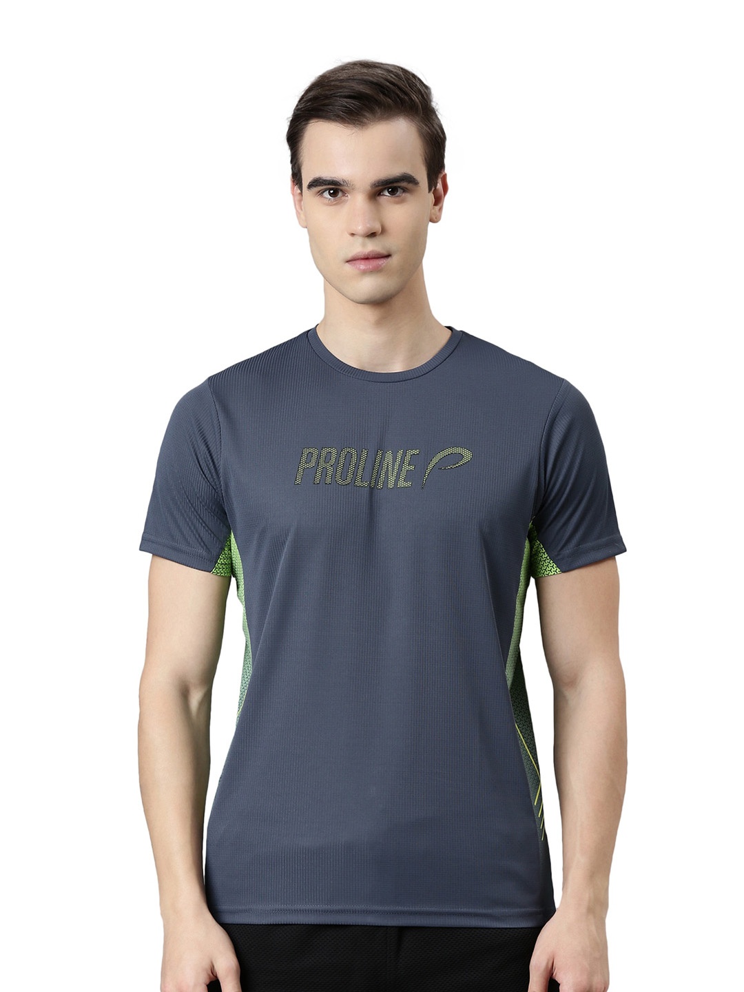 

Proline Typography Printed Regular Fit Casual T-shirt, Blue