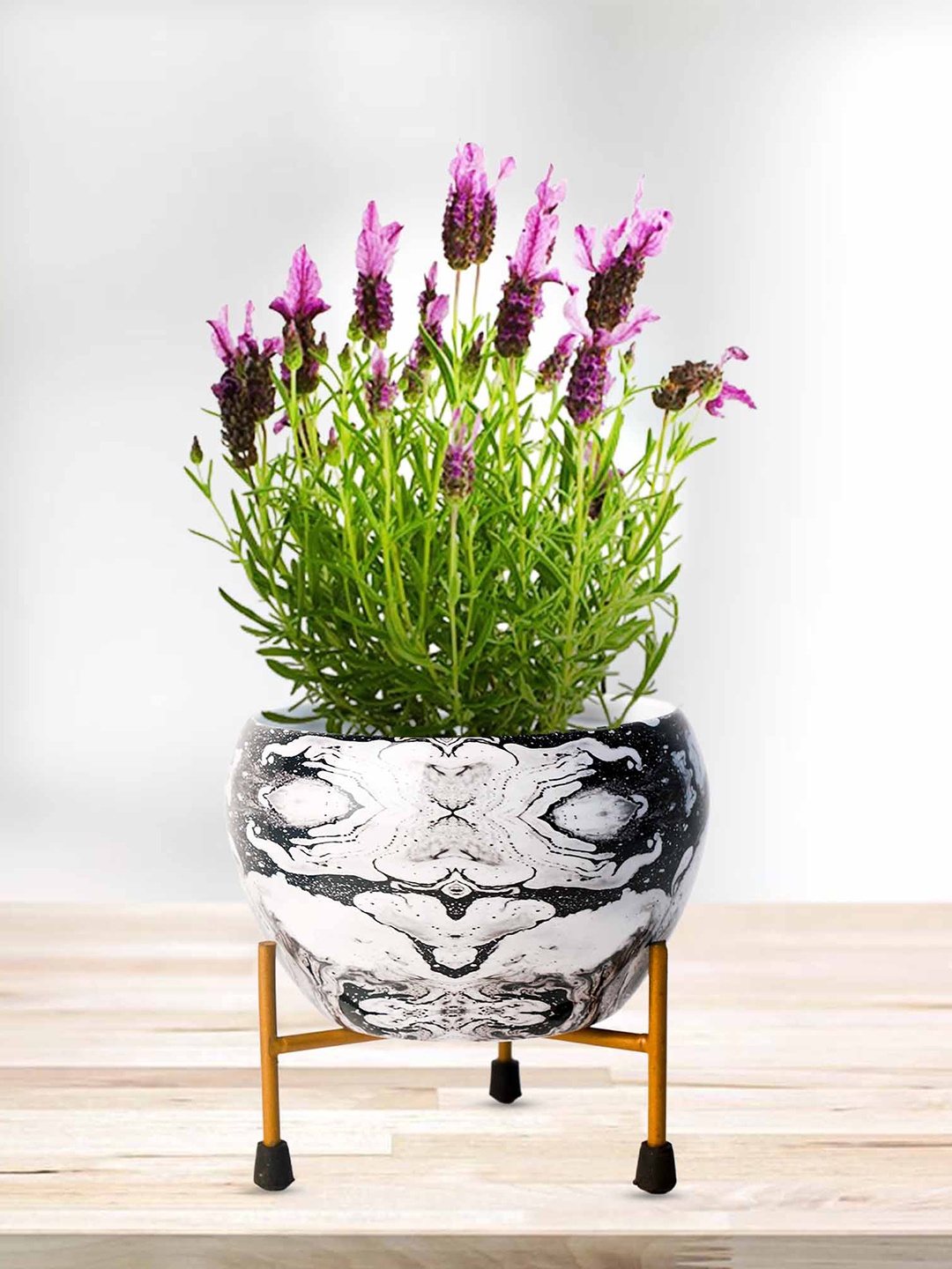 

Peng Essentials Black & White Flower Pot Indoor Plant Vase