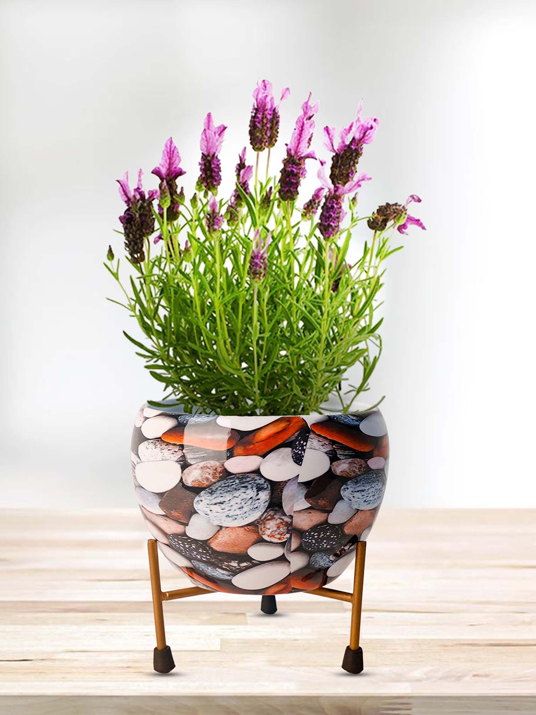 

Peng Essentials Grey & White Flower Pot Indoor Plant Vase