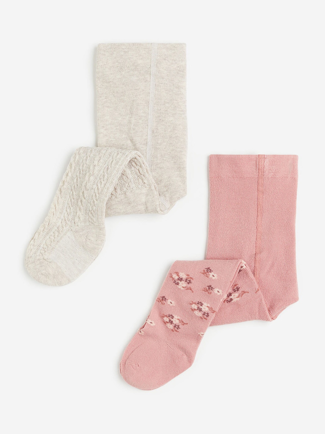 

H&M Boys 2-Pack Tights, Pink