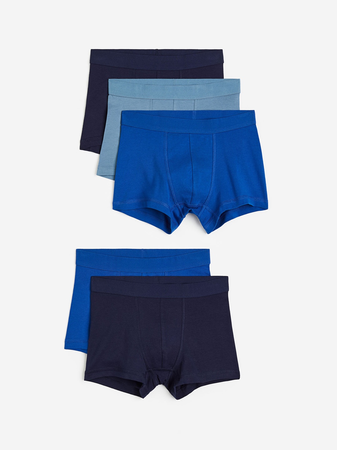 

H&M Boys 5-Pack Boxer Shorts, Blue