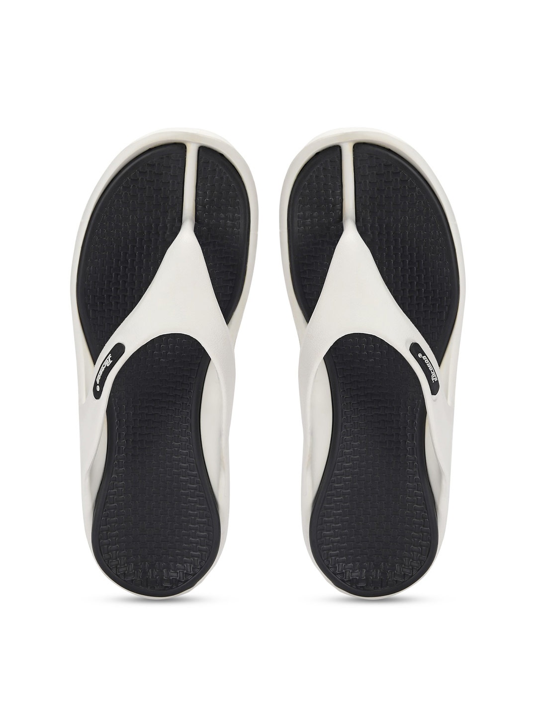 

Paragon Men Textured Lightweight Durable Thong Flip-Flops, Black