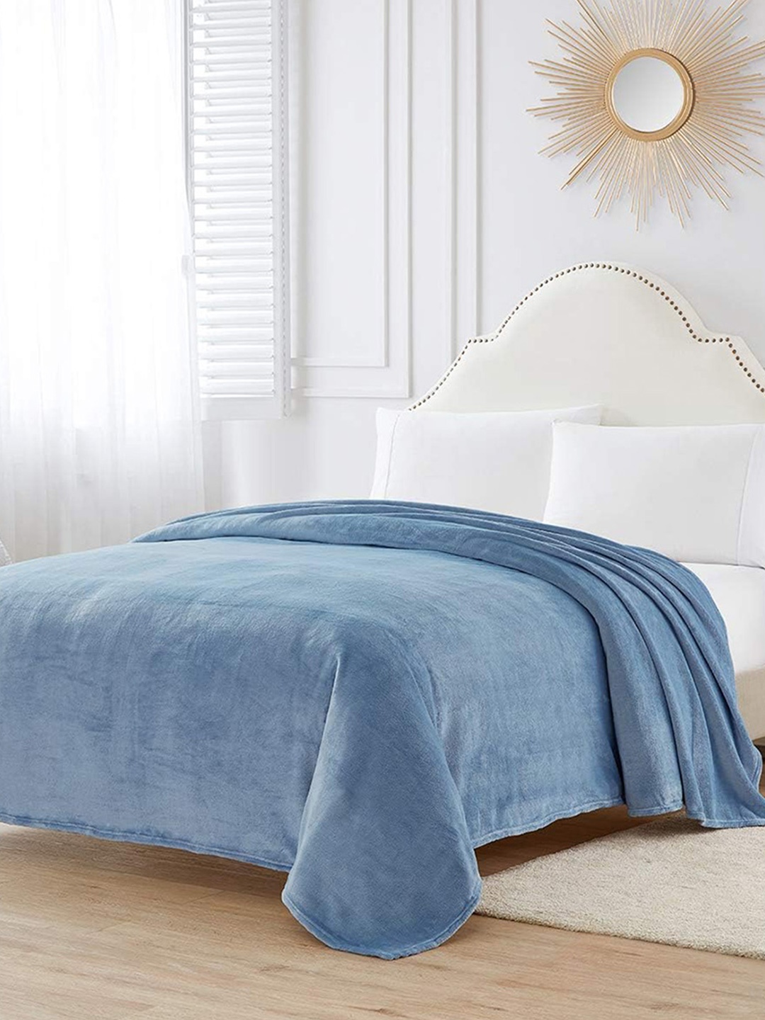 

Nivasam Blue AC Room 233 GSM Single Bed Blanket