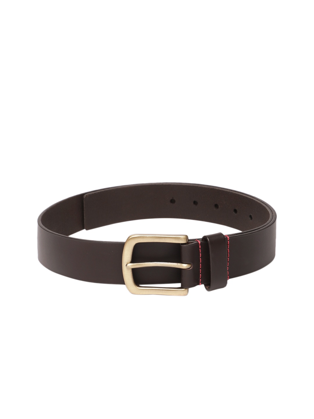 

French Connection Men Genuine Leather Belt, Brown