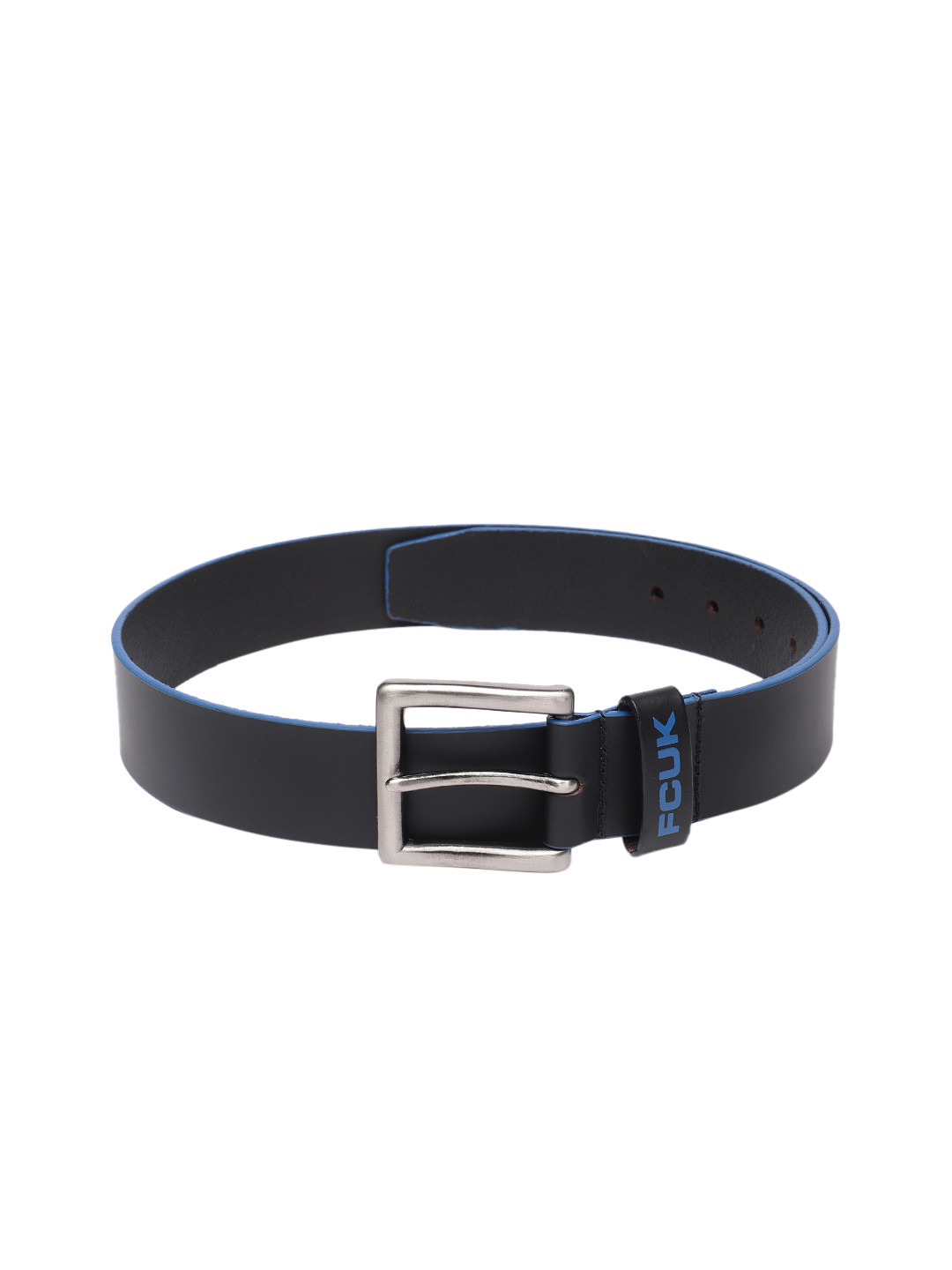 

French Connection Men Leather Belt, Black