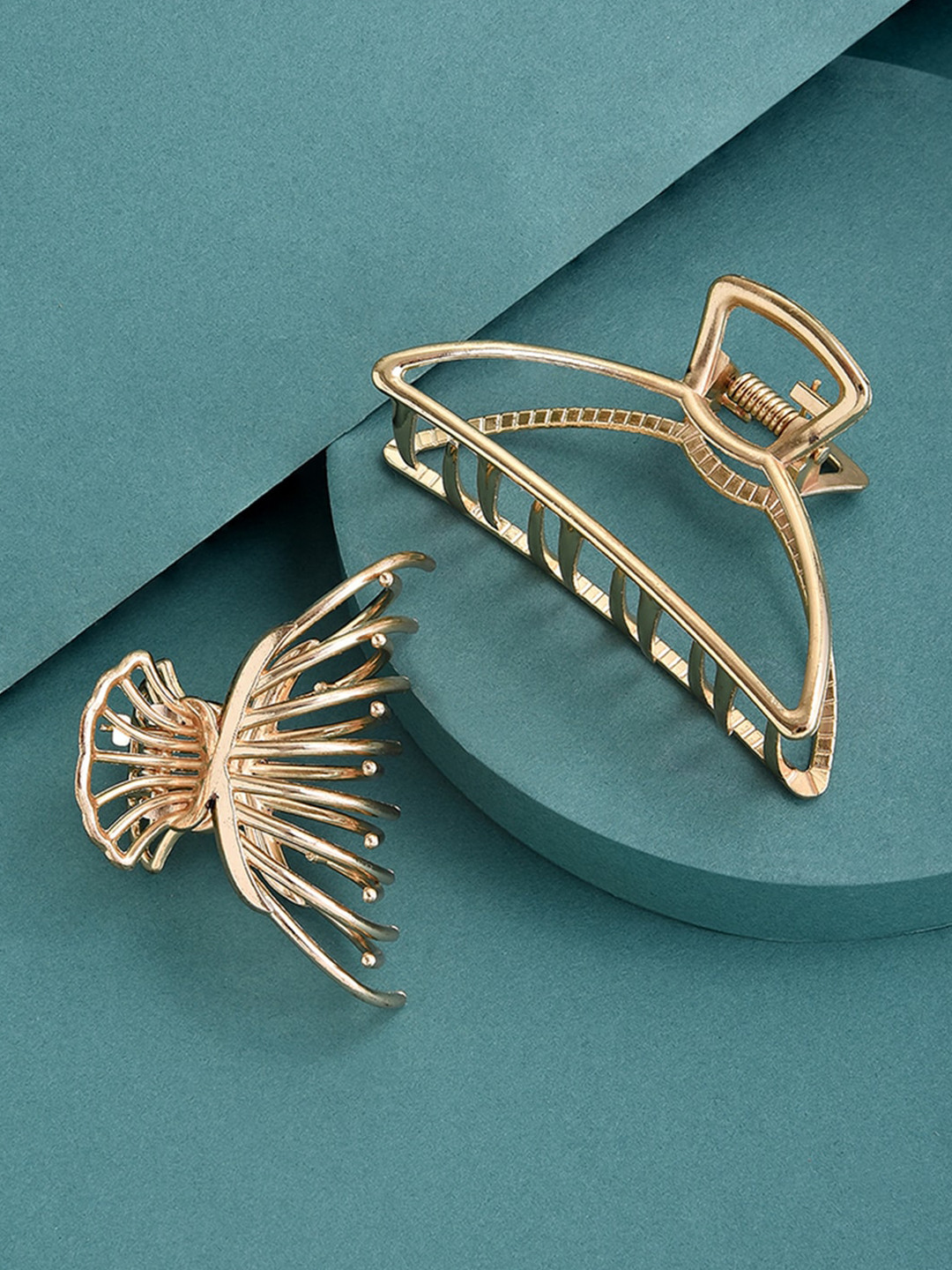 

Lilly & sparkle Set Of 2 Gold-Plated Metal Claw Clips